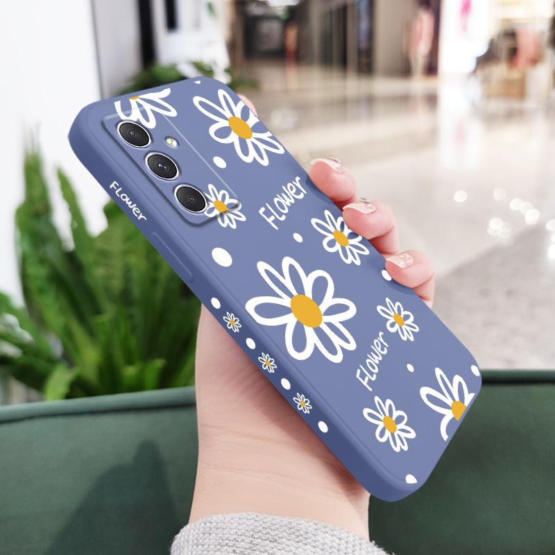 Blossoming Daisies Phone Case For Samsung Galaxy A54 A34 A24 A14 A55 A35 A25 A15 A05 A05S A04 A04S A04E 4G 5G Cover