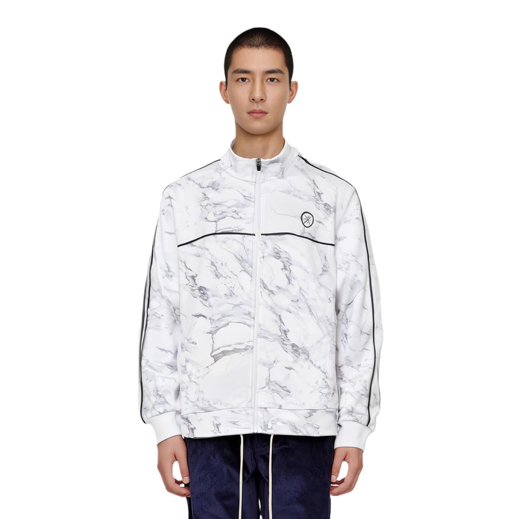 Li Ning Wade Series Casual Sports Cardigan Long Sleeve Hoodie Men Outerwear White AWDQ551-2