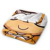 Cartoon Mymy Ongezelligs Blanket Fleece Textile Decor   Multifunction Super Soft Throw Blanket For Bedding Car Bedding Throws