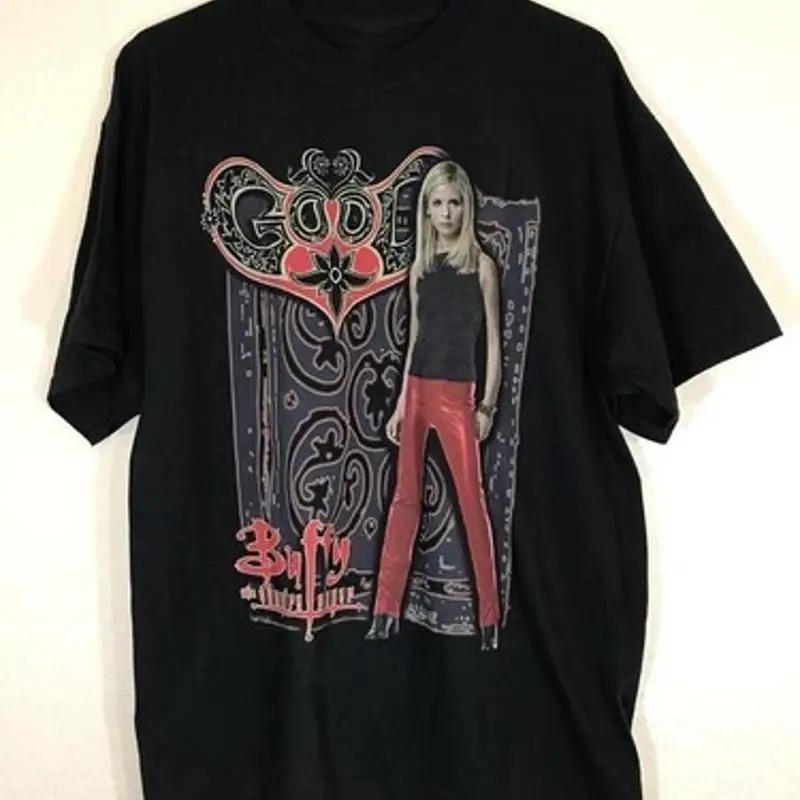 Vintage 2001 Buffy The Vampire Slayer T Shirt Black S 5xl Hh04363