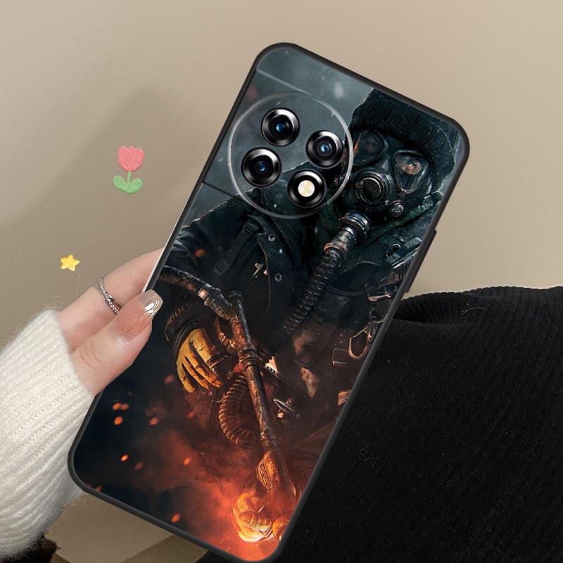 Skull Gas Mask Cover For OnePlus Nord CE 4 2 3 Lite N20 N30 9 10 Pro 8T 9RT 10T 10R 12R 13R 11 12 13 Case