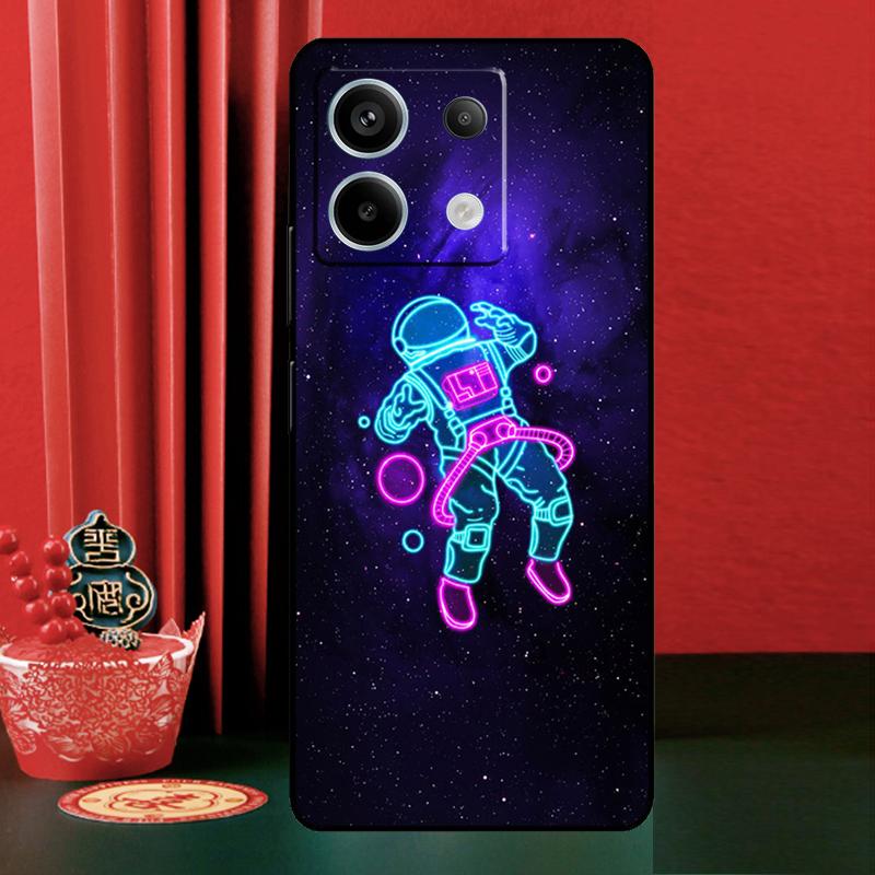 Moon Stars Space Astronaut For Xiaomi Redmi Note 13 Pro 14 12 11 9 10 9S 10S 11S 12S Redmi 13C 10C 12C 14C Phone Case