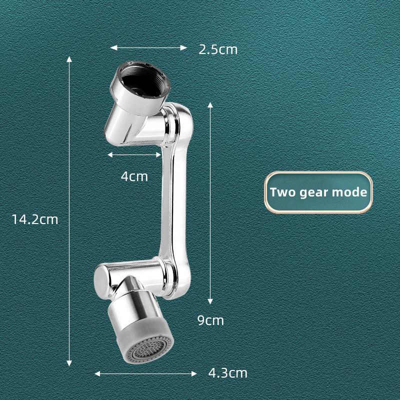 Mechanischer Arm Universalhahn 1080 Grad Wasserhahn Badezimmer Waschbecken Wasserhahn Bubbler Einzelgetriebe Doppelgetriebe optional