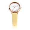 Oui & Me Fleurette Yellow Leather Strap White Dial Quartz ME010377 Women's Watch