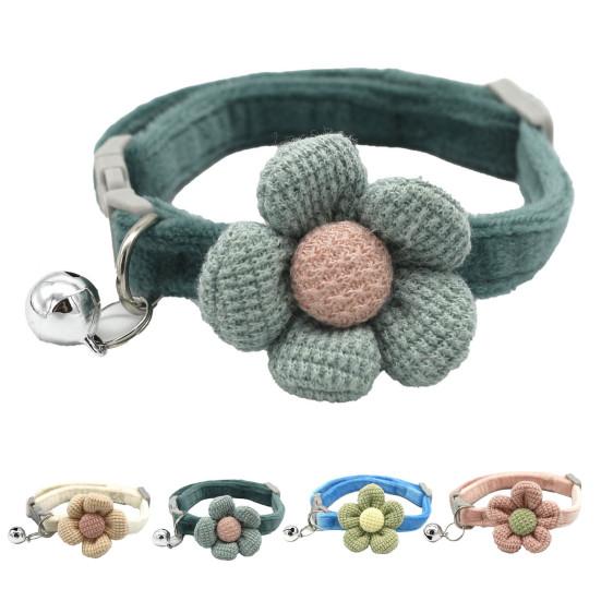 Haustierhalsband, Cartoon-Blumen-Feiertags-Anzieh-Milch zur Haut, schöne Haustier-Kätzchen-Hunde