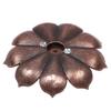 NNew 1PC Alloy Incense Burner Stick Holder Plate Buddhism Lotus Censer Bronze Incense Burner 7