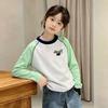Girls' Lightweight Long-Sleeve Sun Protection T-Shirt - Stylish, Breathable Cover-Up for Older Kids