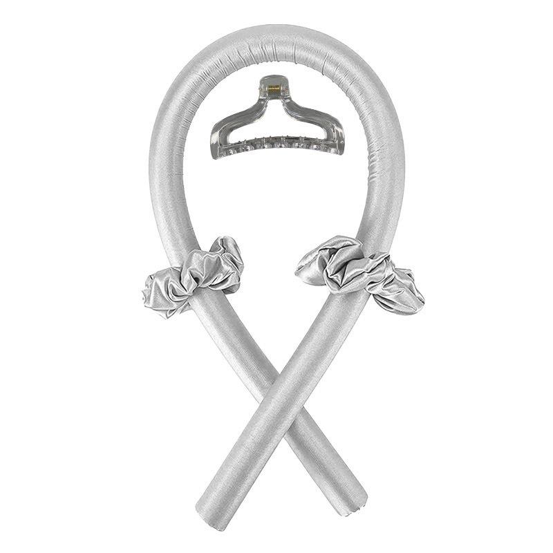 Rouleaux de cheveux sans chaleur bandeau tige de curling mousse bigoudi soie ruban de curling anneau de cheveux bricolage outils de coiffure faire des boucles de cheveux