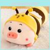 Bumblebee Plush Pig Toy Long Style Stuffed Animal Doll Kids Gift Decoration