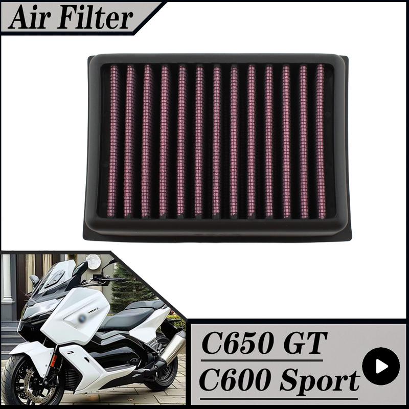FOR BMW C650GT 2012-2020  C600 Sport 2012-2018  Motorcycle High Flow Air Filter Intake Cleaner C650 GT C600Sport