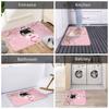 Japanese Sakura Flowers Cherry Blossoms Doormat Mat Anti-Slip  Bath Kitchen Bedroom Rug Carpet 40*60cm