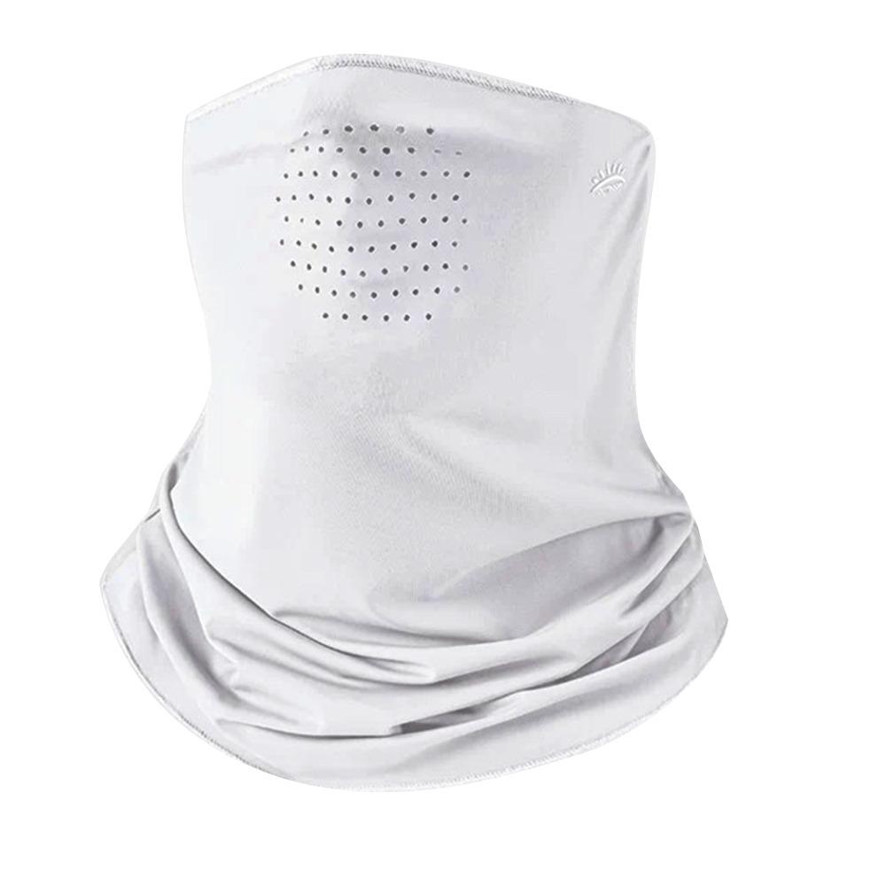 Breathable Ice Silk Sunscreen Masks Sunproof Long Neck Covers New Full Head Mask  Summer