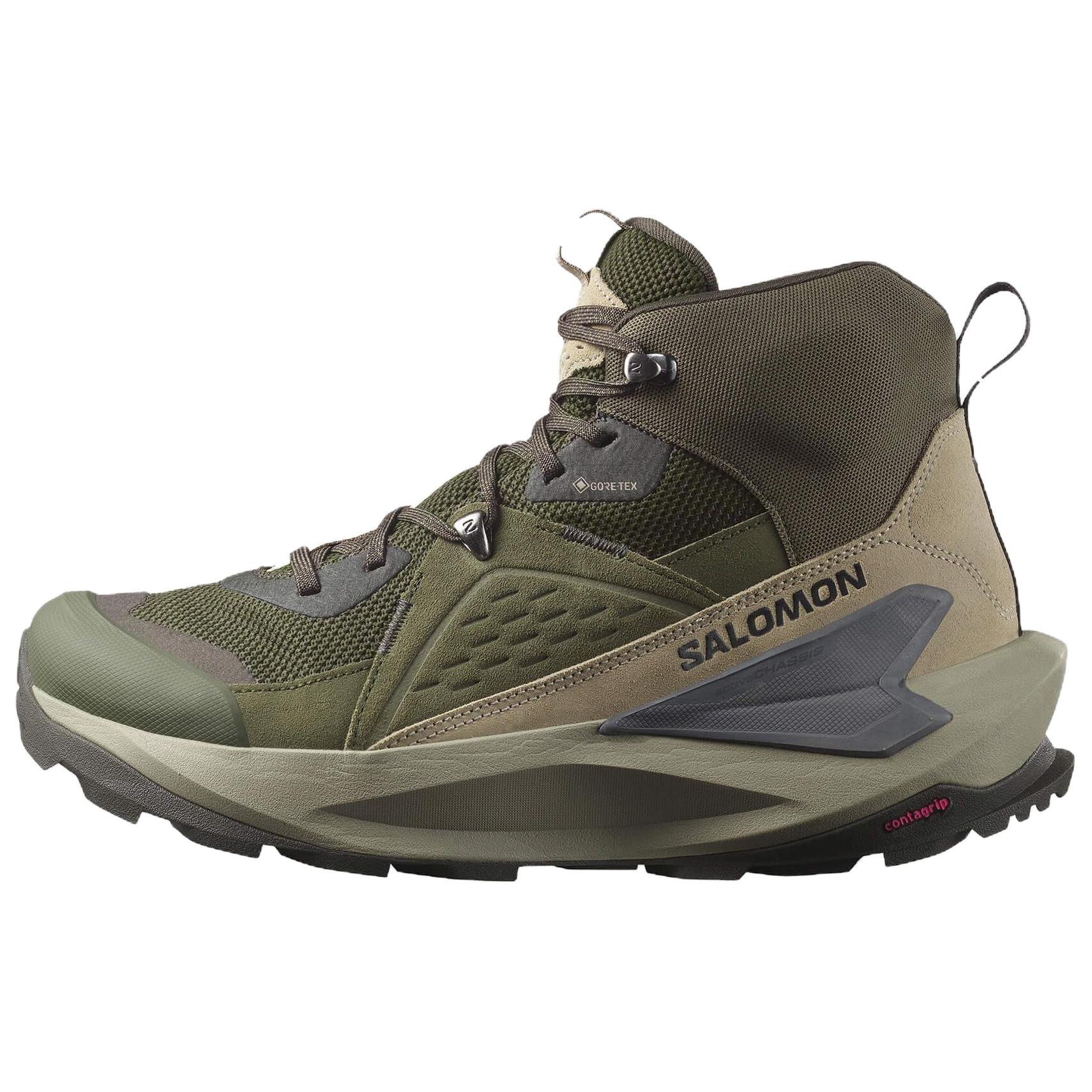 

Новые износостойкие нескользящие короткие уличные ботинки SALOMON Elixir, мужские, темно-зеленые L47697800 42