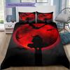 Juego de Ropa de Cama con Estampado de Dibujos Animados Colcha Funda de Colcha Funda de Almohada Decoración del Hogar Regalo de Cumpleaños (1 * funda nórdica + 2 * fundas de almohada, sin núcleo)