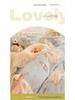 Floral Cartoon Milk Velvet and Lambswool Blanket Set - Thickened, Multifunctional Sofa Cover.