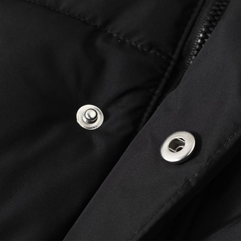 Fashion Winter Woman Long Parkas Hooded Loose Thick Warm Overcoat Black Jacket Women's Coats