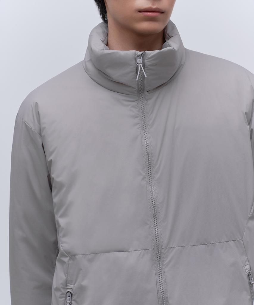 Musinsa Standard Oversized High-Neck All-Round Padded Jacket [Light Gray]