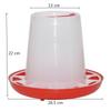 3 KG Chicken Drinker/Feeder Rooster Hen Drinking Cups Feeding Cup Farm Animal Poultry Chicken Farm Feeding Watering Supplies
