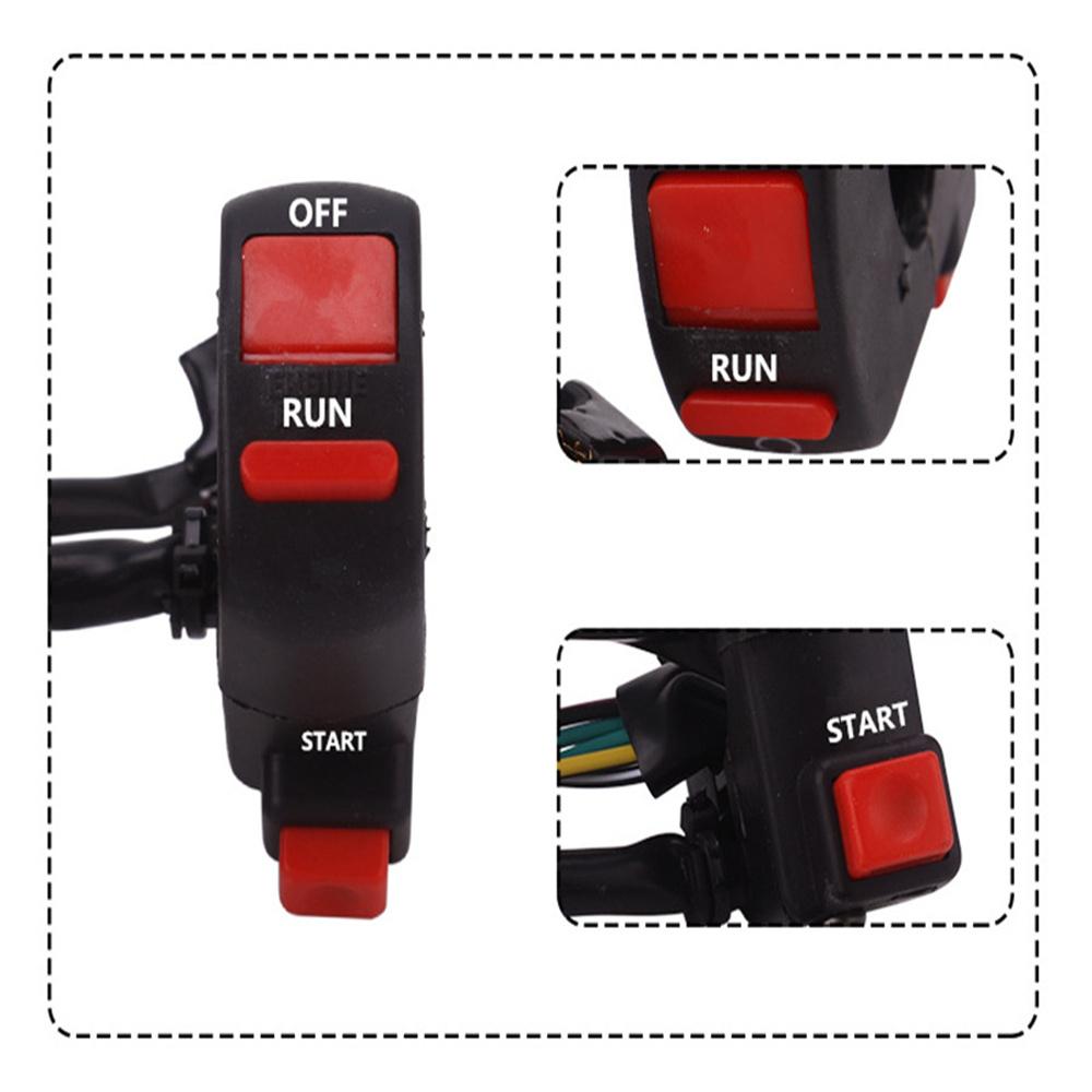 7/8" Universal Motorcycle Handlebar Control Switch Ignition Kill Start Switch ON OFF For YAMAHA BWS Kawasaki Electric Dirt 125 Pit Bike