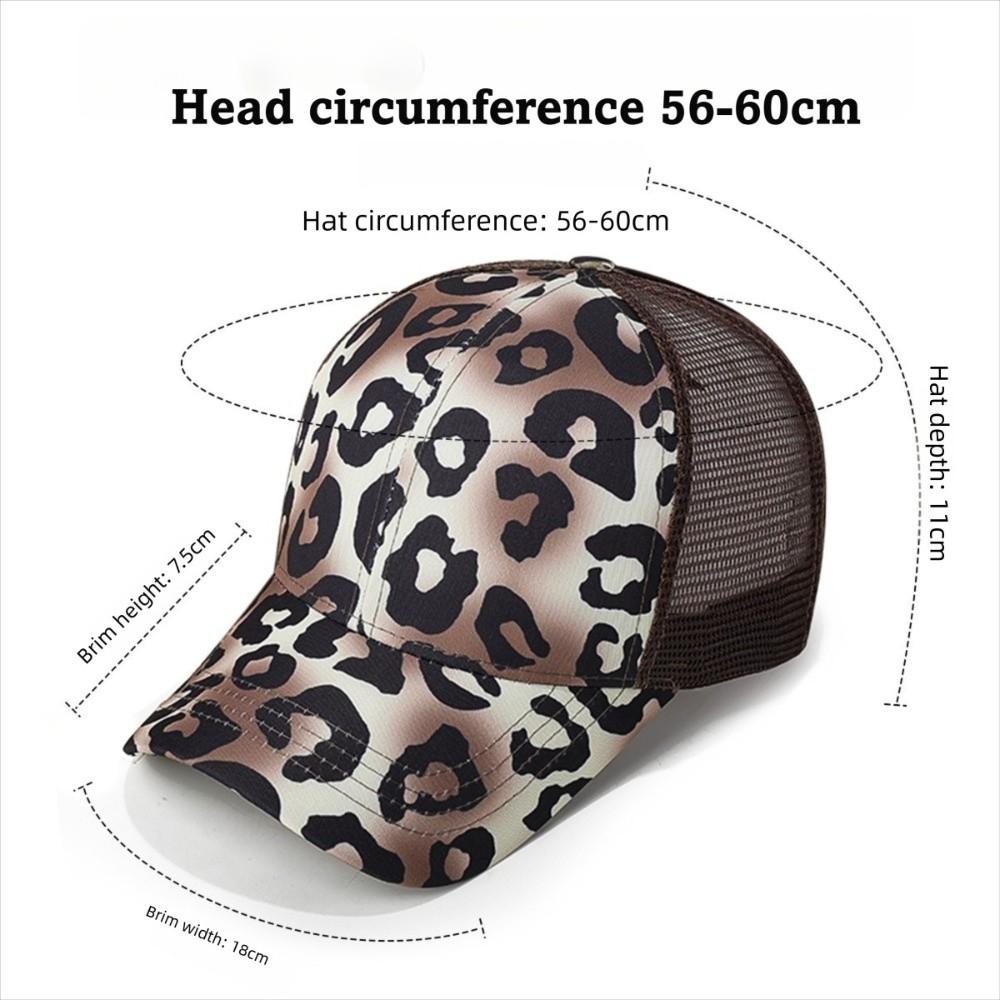 Hollow Out Back Ponytail Hats Breathable Mesh Visor Hat Mesh Baseball Caps for Women and Men