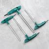 Heavy Duty T Bar Hexagonal Key Wrench With Ergonomic Grip Accuracy Machined Hexagonal Tool Ideal For Automotive Maintenance