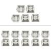 5/10PCS 1U Keycaps, Transparent with Backlit Stain Resistant Enhances Typing For Mechanical Keyboards