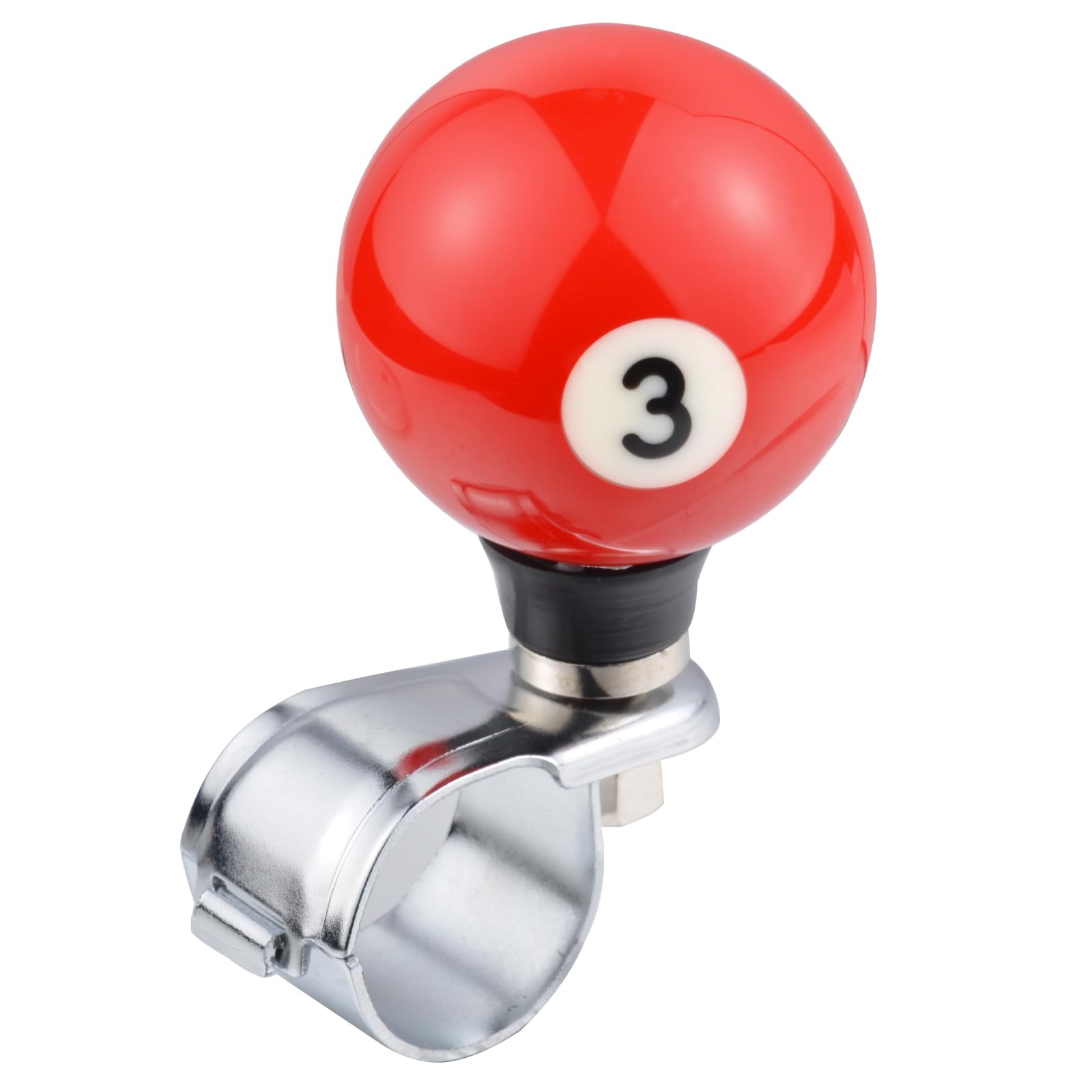 

Arenbel Handle Billiard Ball Shaped Auxiliary Handle Booster, (Red)