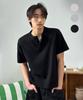 SIGNATURE Crop Waffle Henley Neck Short Sleeve T-Shirt [3 Colors]