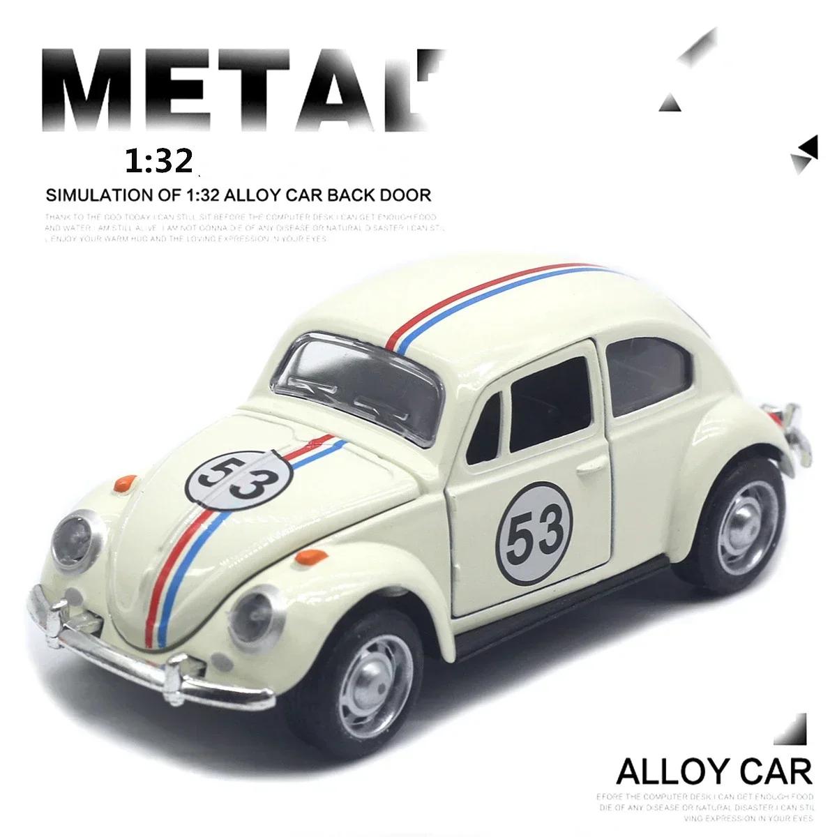 

1:32 Volkswagen Beetle Alloy Car Diecasts Metal Classic Toy Model with Pull Back Function Vehicles for Child Gifts Christmas