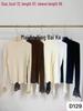 Lace Trim Semi-High Neck Slim Fit Women's Sweater - Apricot Knit Long Sleeve Top