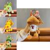 Adorable Plush Vegetable Keychain With Scream Emoji Design For Cute Accessories