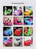 Children's & Adults' Luminous Electric Scooter with Seat - Outdoor Double Bumper Amusement Vehicle