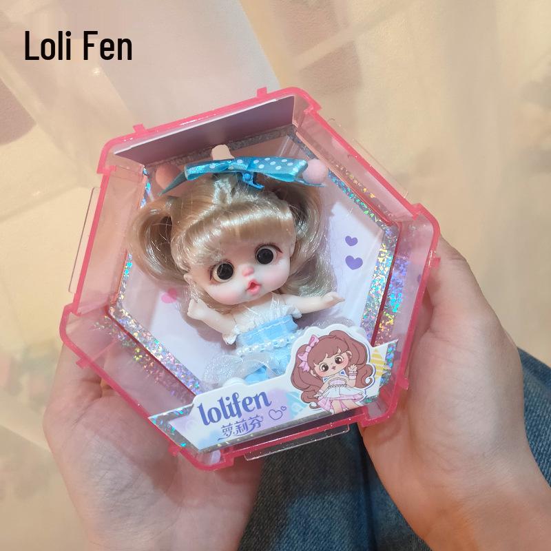 

17 см Різдвяний набір ляльок з багатьма суглобами - Вишукана іграшка для переодягання принцеси