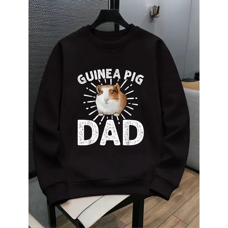 Cute Piggy Dad Fun Parent-Child Matching Kids Pullover with Cartoon Pattern Fashion Casual Top