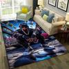 New Legend Rappers Star Art Cartoon Hip Hop Rug for Bedroom Living Room Sofa Home Doormat Decor,Kid Play Non-slip Floor Mat