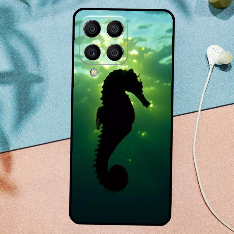 Starfish Seahorse Pattern For Samsung Galaxy M53 M33 M11 M21 M31 M12 M13 M14 M15 M35 M34 M54 M32 M52 M06 M16 M55 Case