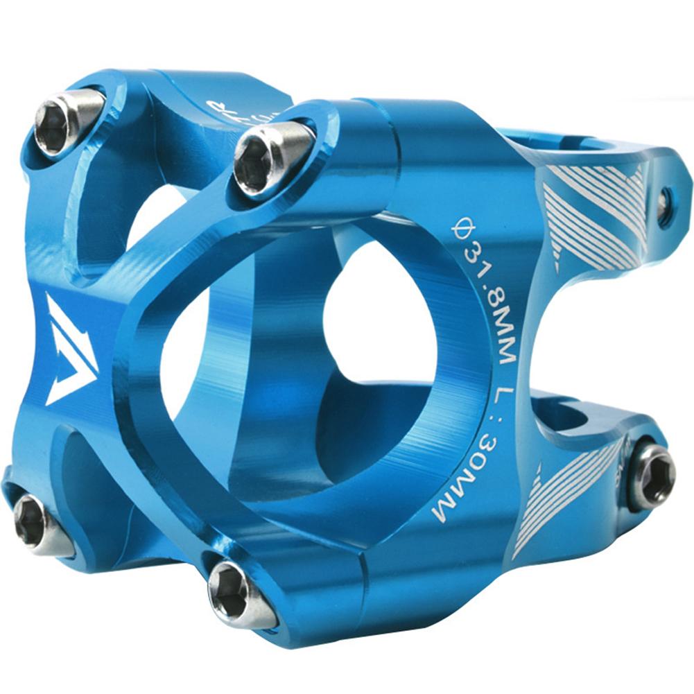 Bicycle Cnc Hollow Stem Aluminum Alloy Mountain Bike Downhill Hollowed Riser Tube Ultra-light Short Stems 0 Degree