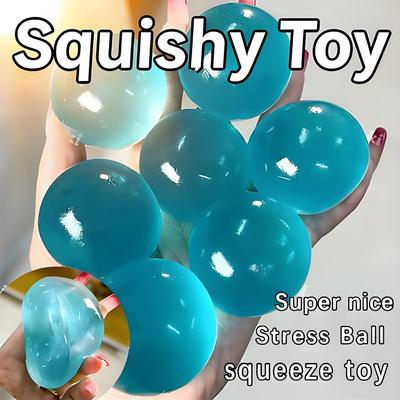Blaue Maltose Quetschspielzeuge Anti-Stress Sensorische Fidgets Spielzeug Weich Simuliert Transparent Blau Maltose Langsam-Rückprall Dekompressionsspielzeug