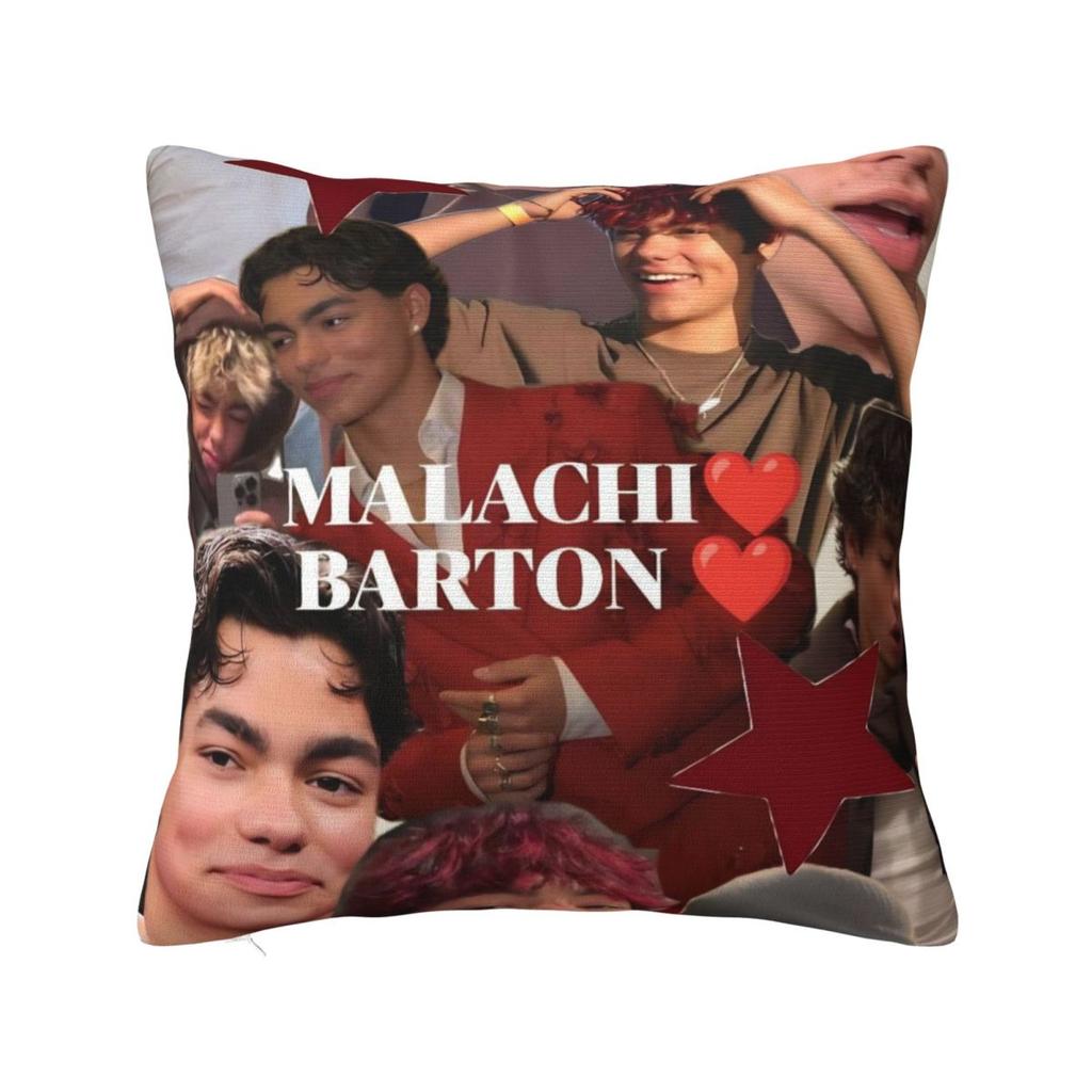 Pillow Cover Malachi Barton American Actor And Singer Photo Pattern Cushion Cover Pillow Case For Chair Sofa Pillowcases
