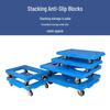 Foldable Silent Four-Wheeled Turtle Cart for Efficient Goods Transport