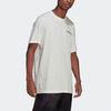 Adidas Originals Trefoil Logo Print Crew Neck Short Sleeve T-Shirt Men Tops White HC7189