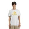 Adidas Breathable Comfortable Printed Casual Sports Short Sleeve T-Shirt Men Tops White ADICTB