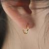 modernlike 14k gold-filled silver doi tornado earrings