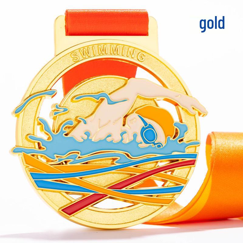 Custom Swimming Competition Medals & School Commemorative Plaques