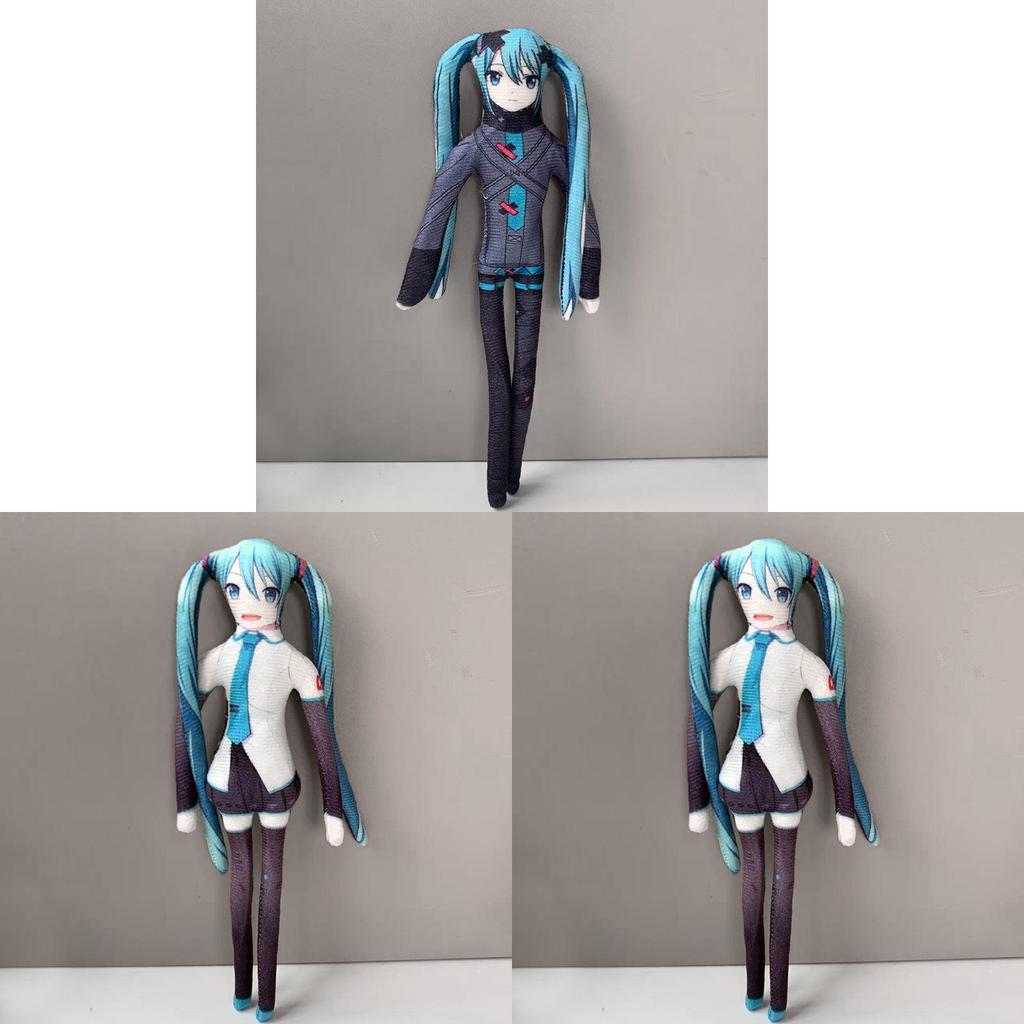 Hatsune Miku Plush Toy With Wire Frame For Collectors And Creative Displays