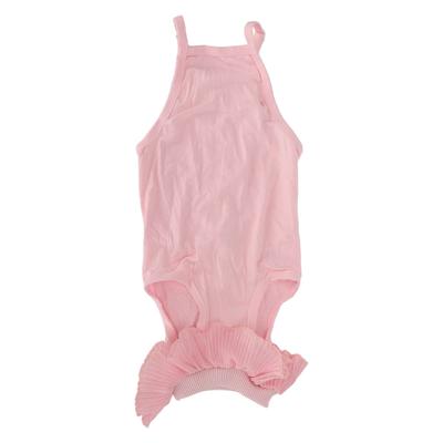 Cat Recovery Suit Lace Neckline Prevent Licking Adjustable Buckle Cat After Surgey Wear for