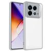 Infinix Note 40 5G X6851 X6852 Case Plating Silicone Bumper Shockproof Clear Back Cover Hard Phone Case for Infinix Note 40 5G