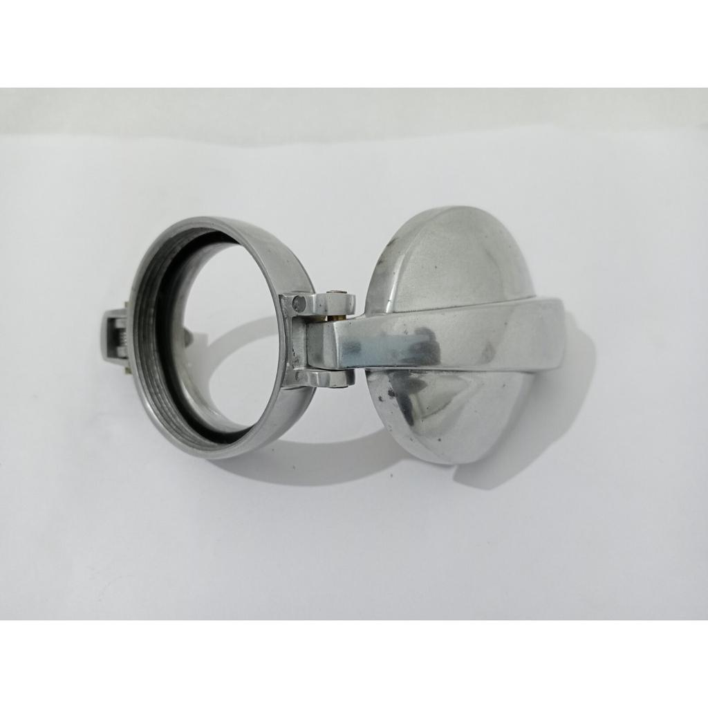 Petrol Tank Fuel Flip Cap 2.5" With Filler Neck Cafe Racer Monza AJS BSA |Fit