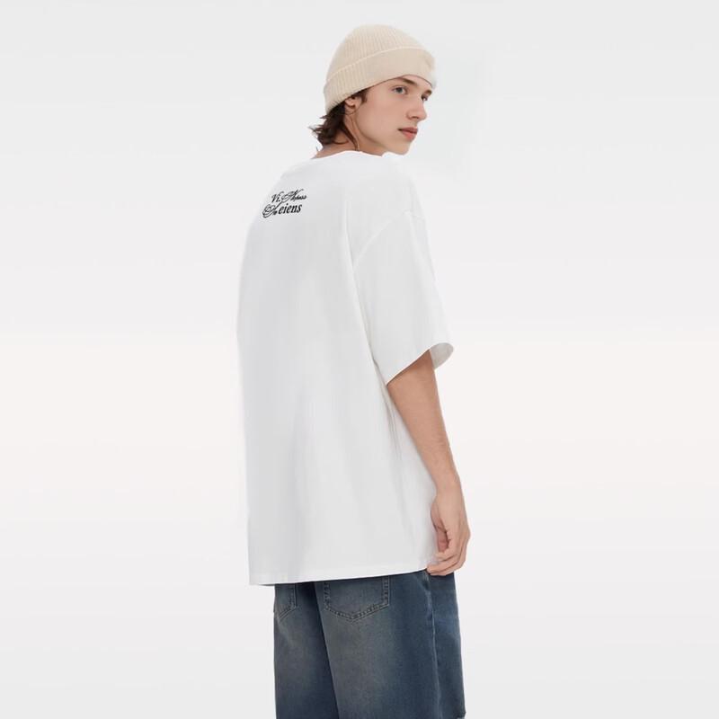 WeiHongSi Summer Hip-Hop Embroidered Cotton Tee