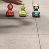 Kids'Toy 18Month Cartoon Fruit Doll Press Toy Car,4pcs Activity Toy Car Set Hand Eye Coordination, Durable Material, Indoor And Outdoor Toy Car.